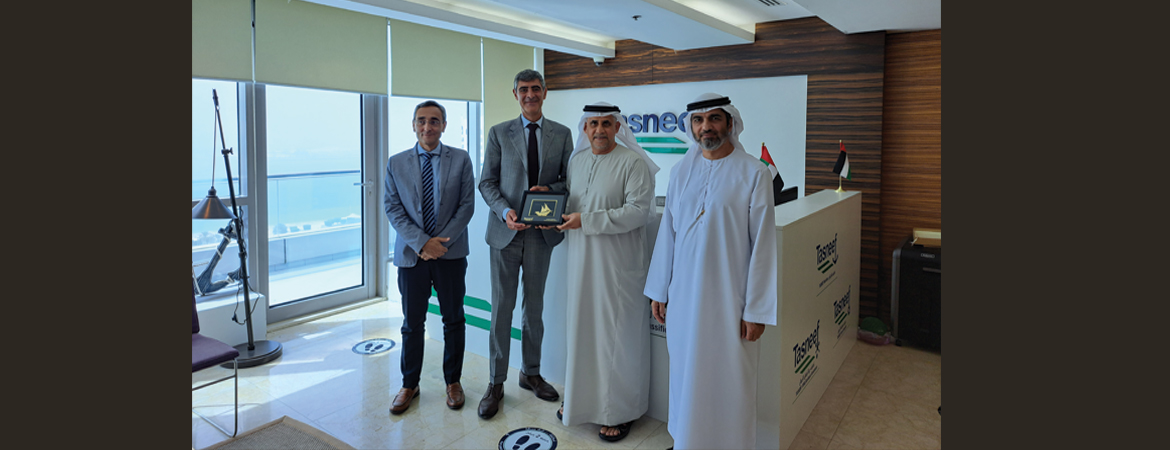 "Tasneef was honoured by the visit of RINA senior management in May 2022"
