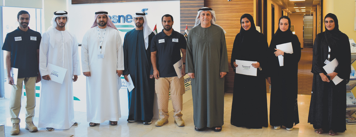 "Certificates of appreciation for our employees who organized the TASNEEF Maritime Conference 2023"