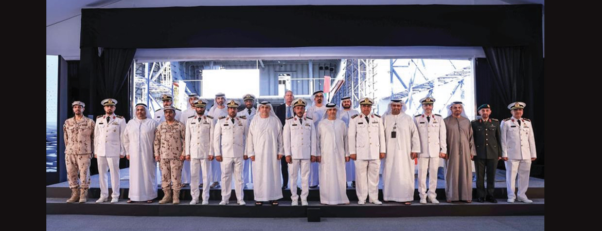 "Tasneef at Falaj Project Keel Laying Ceremony on 16 Feb 2023 and proud to be the chosen Class for UAE Navy Warships"