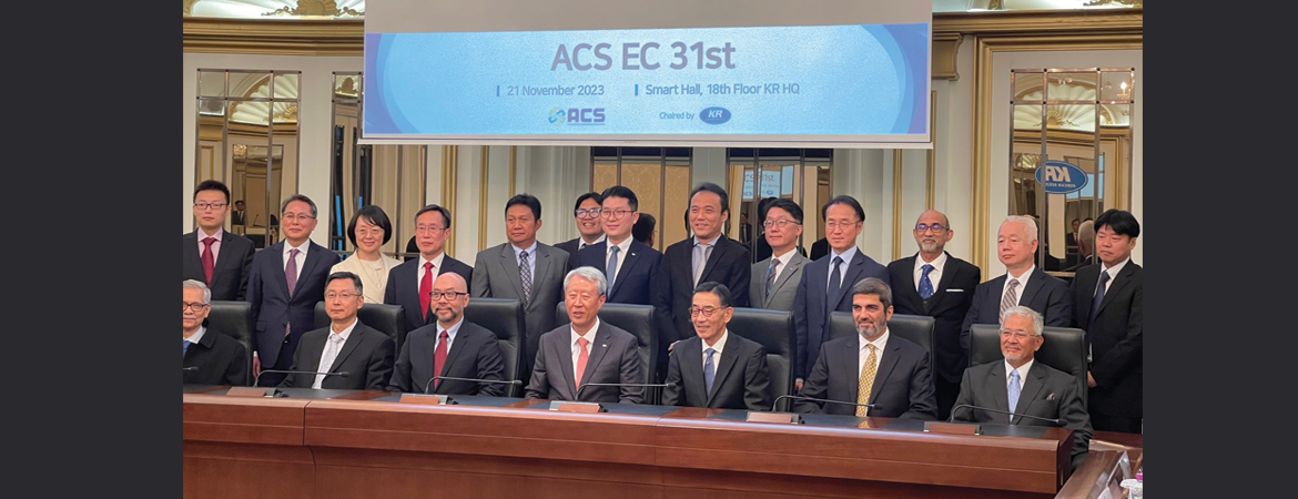 “Tasneef attended the 31st meeting of the Executive Committee for the Association of Asian Classification Societies (ACS) on 21stNovember 2023, in Busan, Korea.”
